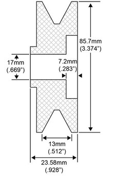 Pulley 24-2100 201-12011