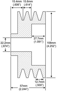 Pulley 24-5501 202-16006