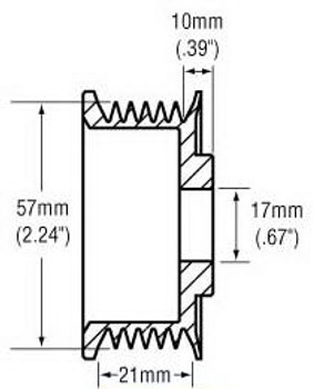 Pulley Decoupler 24-82272 206-52017