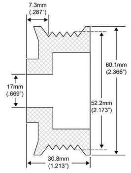 Pulley Decoupler 24-82278 206-52019