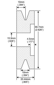 Pulley 24-4104 201-16000