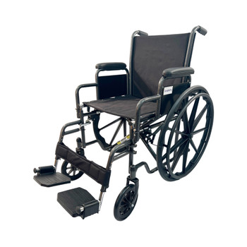 Dalton eChair - 16" Standard wheelchair with detachable arm, foot rests, weight limit:250 lbs