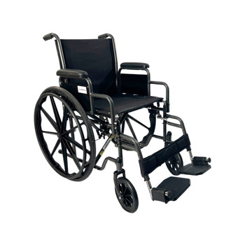 Dalton eChair - 16" Standard wheelchair with detachable arm, foot rests, weight limit:250 lbs