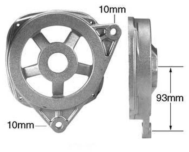 Frame, DE, Alternator 21-166 370-12093 Frame, DE, Alternator 21-166 370-12093