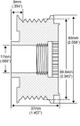 Pulley 24-2279 206-14011