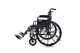Dalton eLite-18" Lightweight wheelchair with legrests & anti-tippers, Weight limit:250lbs