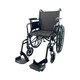 Dalton Jaguar-18" High strength lightweight wheelchair with adjustable height arms, swing back arm, leg rests, anti-tippers, Weight limit:250lbs