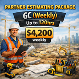 PARTNER ESTIMATING PACKAGE GC (Weekly) Up to 120hrs