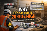 The Real Reason GCs Say You’re 20–30% High — And What Subcontractors Can Actually Do About It
