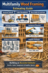 How Multifamily Wood Framing Is Estimated (The Real-World, Itemized Takeoff + Equipment + Supplier Guide)