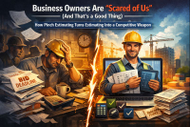 Business Owners Are “Scared of Us” (And That’s a Good Thing): How Pinch Estimating Turns Estimating Into a Competitive Weapon