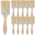 10Pcs Chip Brush Throwaway Wooden Handle Paint Brush 