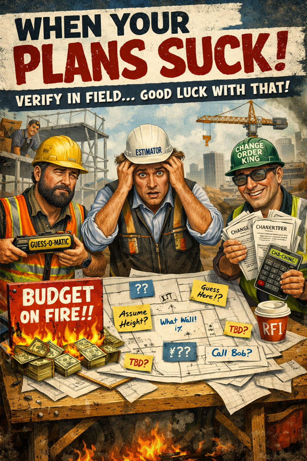 The Real Cost of Half-Baked Drawings (AKA: How Vague Plans Torch Your Budget)