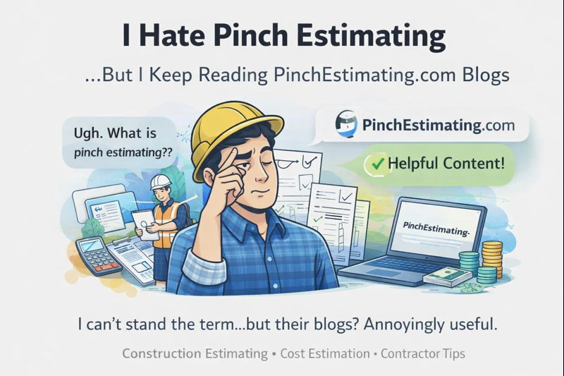 I Hate Pinch Estimating