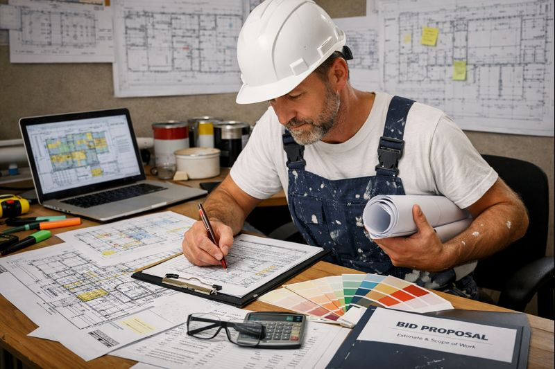 How a Division 09 Painting Project Should Actually Be Estimated (Before It Costs You Money)