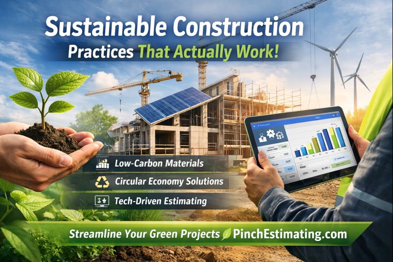 Image showcasing Building the Future: Sustainable Construction Practices That Actually ...