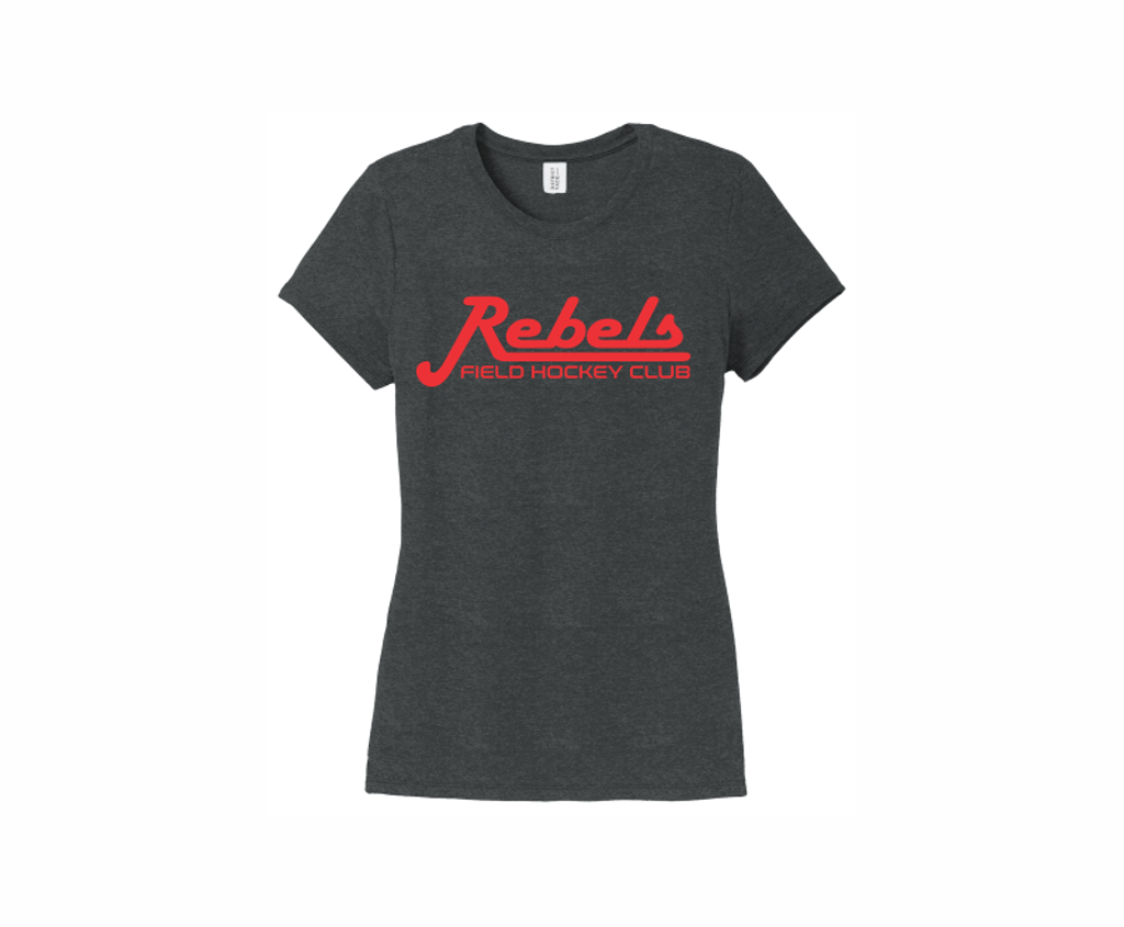 Rebels FH Triblend Tee, Heathered Black