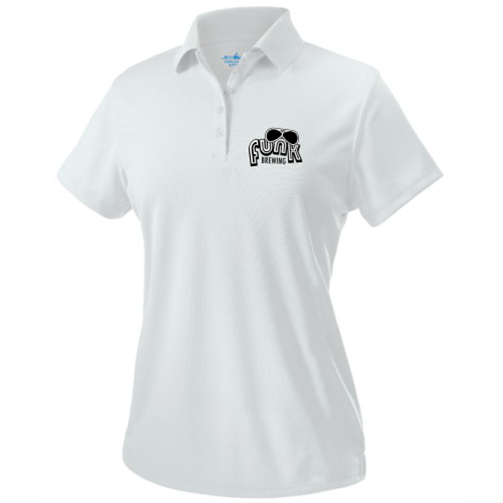 Funk Brewing Performance Polo, White