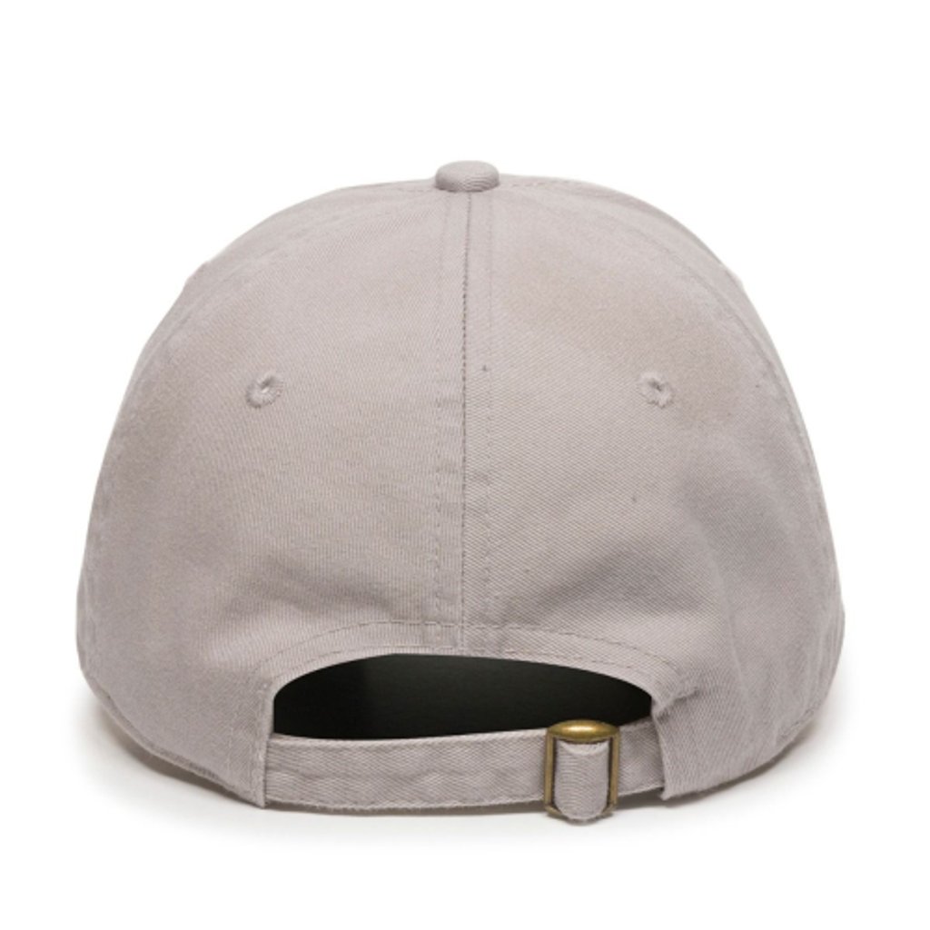 TMI Adjustable Twill Hat, Light Gray