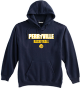 Perryville MS Basketball Hooded Sweatshirt, Navy