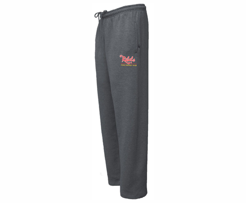 Rebels FH Open-Bottom Sweatpants, Charcoal