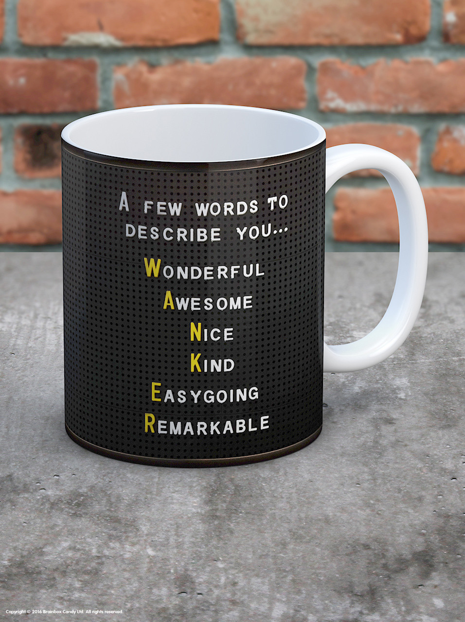 Rude Boxed Mug W Acronym By Brainbox Candy Brainboxcandy