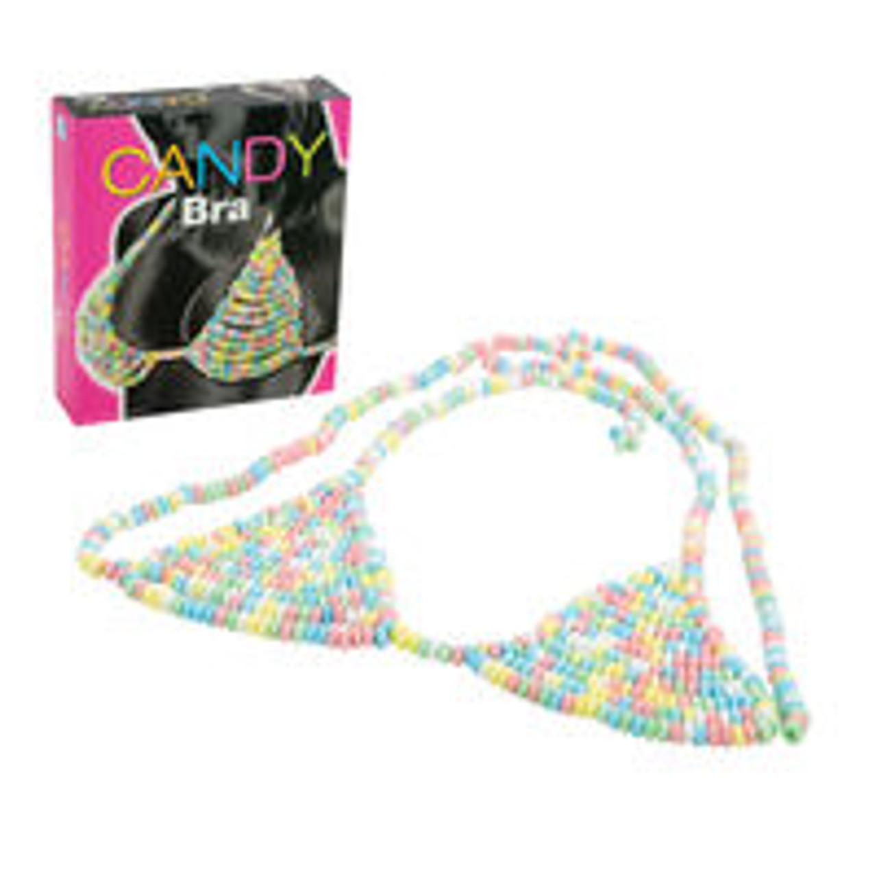 Candy Bra and Candy G-String - Rainbow : : Clothing