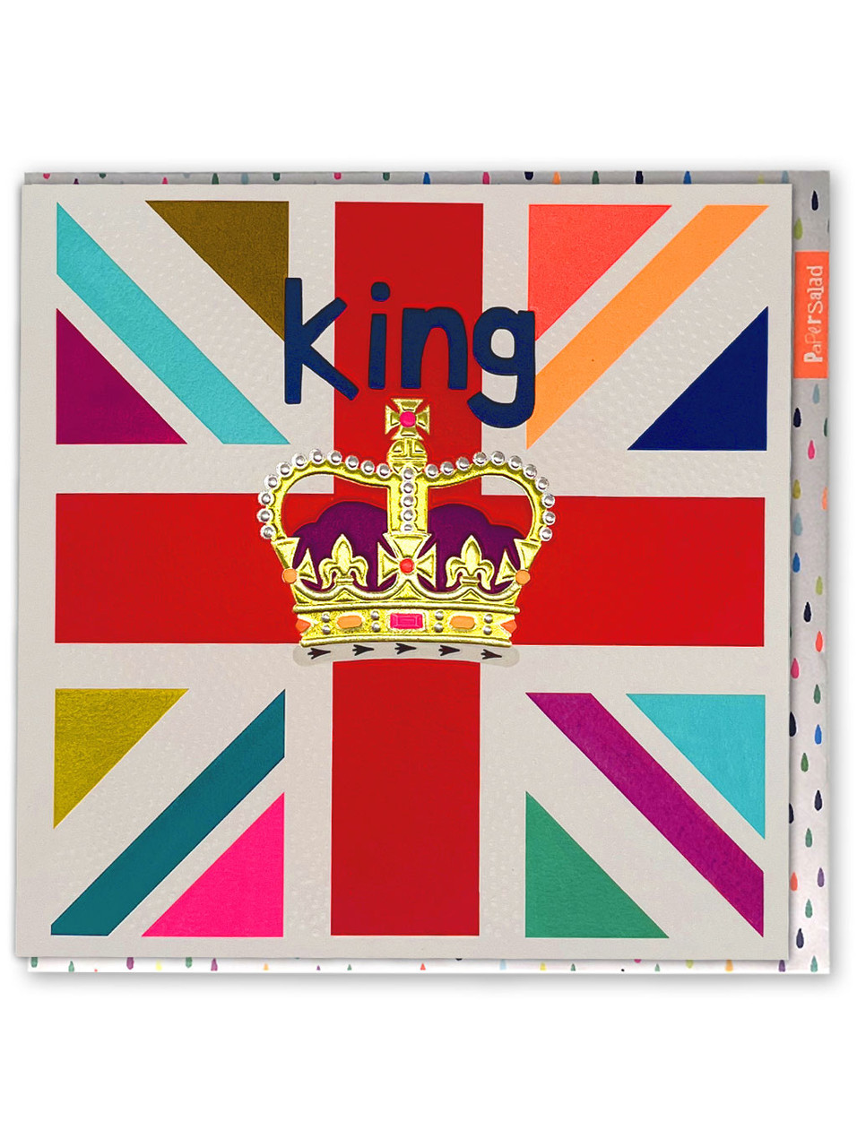 King Birthday Card By Paper Salad