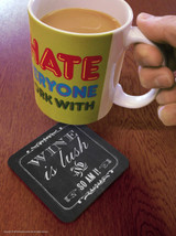 Funny Coaster - Wine Is Lush