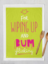Funny Gift - Bum Flicking Tea Towel