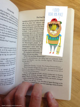 Funny Magnetic Bookmark Roar And Peace