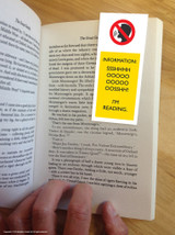 Funny Magnetic Bookmark Shoosh I'm Reading