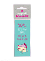 Funny Magnetic Bookmark Not As Good As Cake By Brainbox Candy