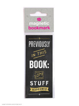 Funny Magnetic Bookmark Some Stuff Happened