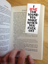 Rude Magnetic Bookmark I Love The Sound