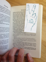 Rude Magnetic Bookmark I'm Reading