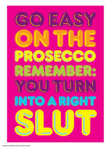 Rude Magnetic Notebook Prosecco Slut By Brainbox Candy