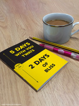 Rude A6 Notebook 5 Days With You T-Words