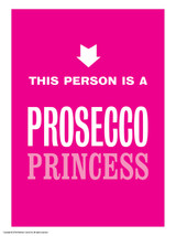 Funny Magnetic Notebook Prosecco Princess