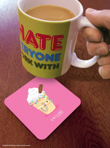 Funny Coaster - Unicone By Charly Clements