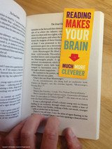 Funny Magnetic Bookmark Brain Cleverer