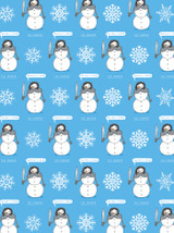 Funny Game of Thrones Gift Wrap - Jon Snowman Christmas Wrapping Paper By Brainbox Candy