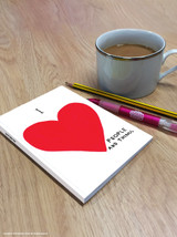 Funny A6 Notebook I Love People By David Shrigley