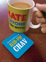 Funny Coaster (SALE) Alco-Pop Chav (Distressed Design)