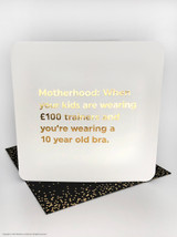 Funny Birthday/Mother's Day Card (Gold Foiled) 10 Year Old Bra
