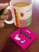 Rude Coaster - Work From Home By Modern Toss