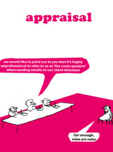 Rude Birthday Card Appraisal Cunts Upstairs By Modern Toss