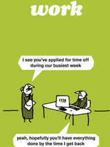 Funny Birthday Card Busiest Week By Modern Toss
