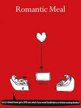 Funny Valentines Card Romantic Meal By Modern Toss