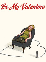 Funny Valentines Card Cut Out Heart By Modern Toss